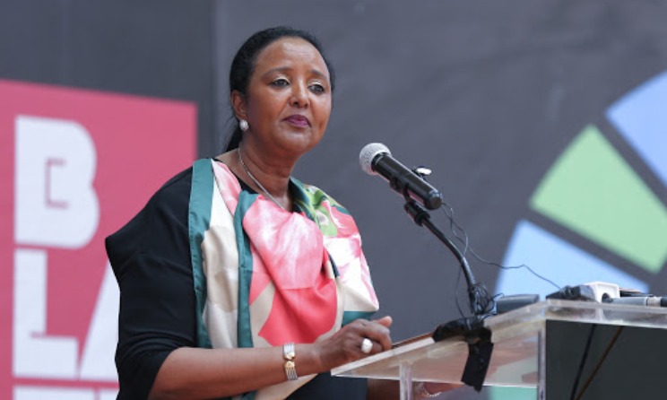 Cabinet secretary for Sports, Culture and Heritage Amina Mohamed.