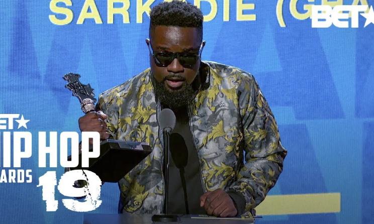 Sarkodie a remporté un BET Hip Hop Award en 2019 (Photo) : YouTube