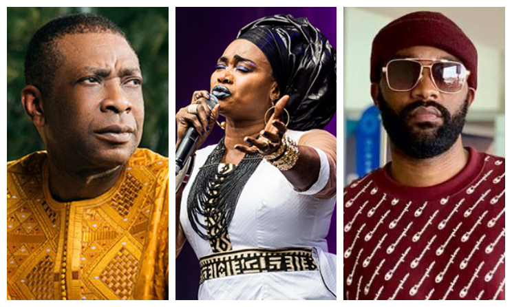Youssou N'Dour, Fally Ipupa et Fally Ipupa.