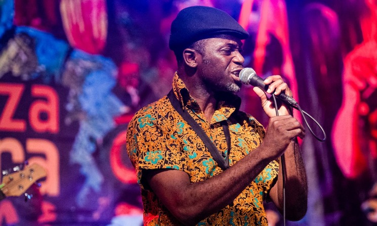 Nigerian Afrobeat musician Seun Olota performing at Sauti za Busara 2020. Photo: Busara Promotions