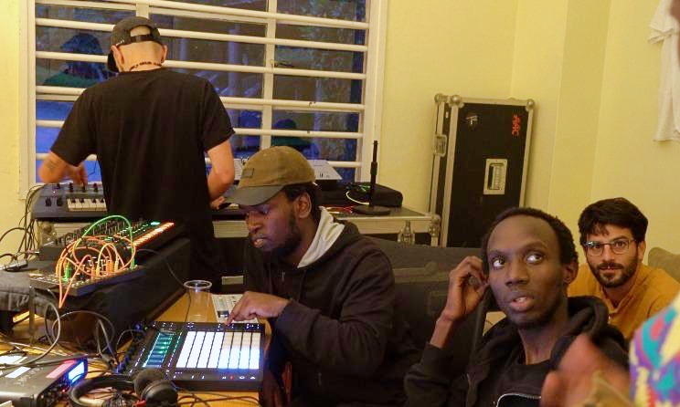 An Extra Muros joint listening session in Nairobi, Kenya. Photo: Olivier Duport