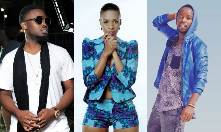 Daddy Andre, Cindy and Eddy Kenzo.