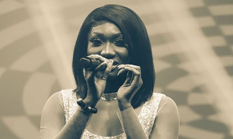 Wendy Shay performing during the Ghana Music Awards USA nominees' announcement. Photo: ROB Photography