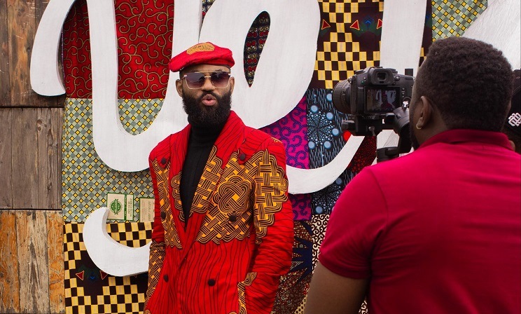 L'artiste congolais Yekima lors du tournage du clip "Mpiak'Corona". (Photo) : Facebook/Yekima.