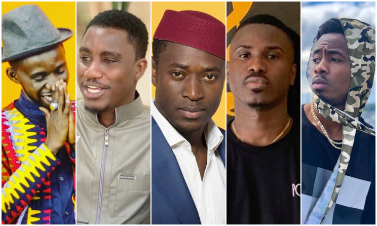 Cherifou, Wally Seck, Alune Wade, Dip Doundou Guiss et Hakill.
