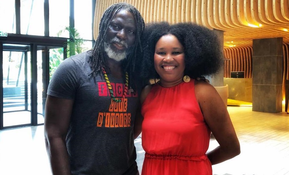 Fatimata Wane et le reggaeman Tiken Jah Fakoly (Photo) : Facebook Officiel.