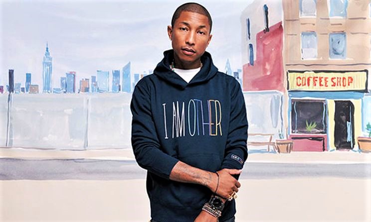 US musician Pharrell Williams will curate the second edition of the i am Other compilation.