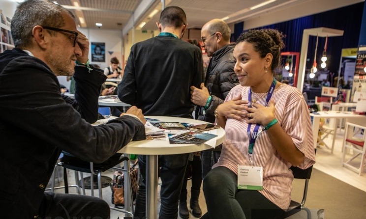 Delegates networking at WOMEX 2019. Photo TDPENL