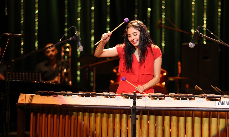 Egyptian fusion musician Nesma Abd El Aziz.