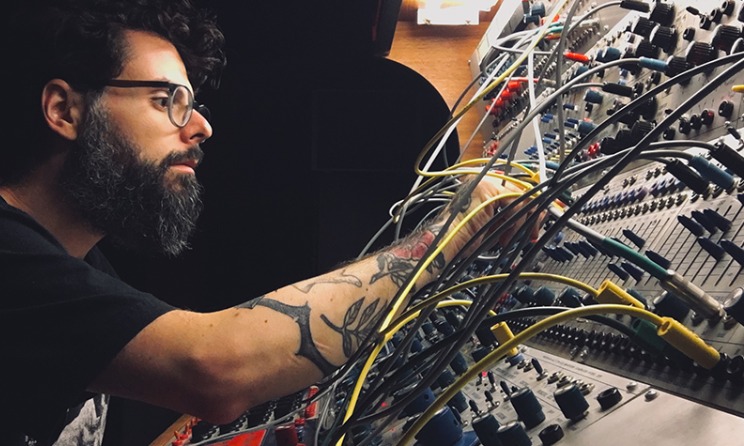 INHABIT 2020 resident sound artist and researcher Pedro Oliveira. Photo: MPIEA