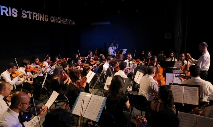 Khaled Saleh's Osiris String Orchestra before its break-up in 2018. Photo: Inas Gohar