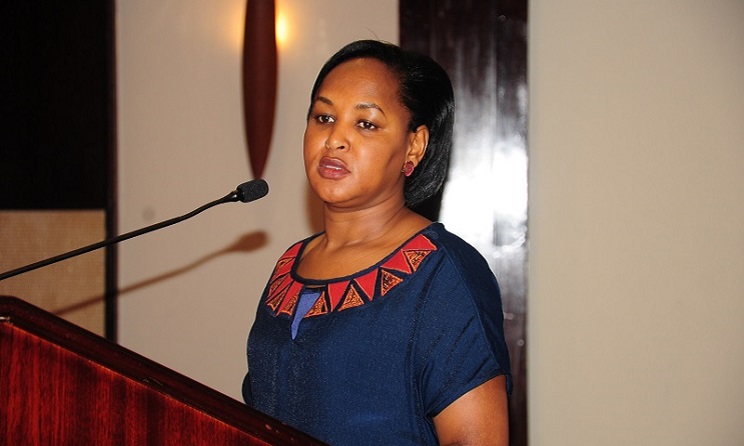 Rwandan Minister for Youth and Culture Rosemary Mbabazi.
