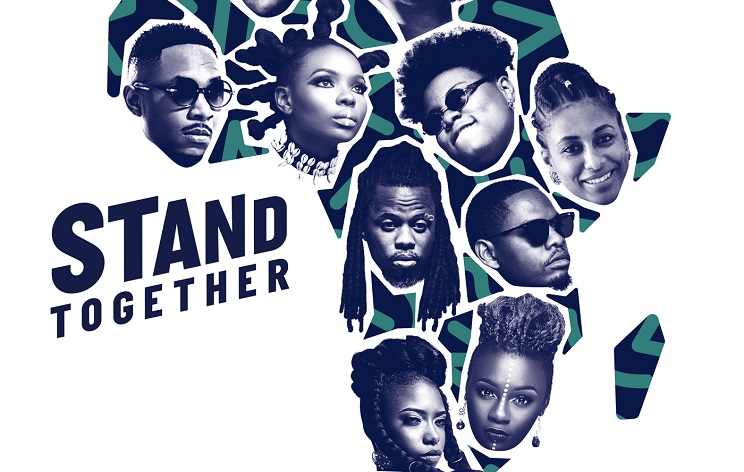 L'affiche de "Stand Together". (Photo) : Facebook/ONE.