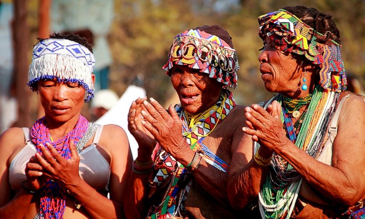 Kuru Dance Fetival, Dqae Qare San Lodge, Botswana. Photos: Kevin Rack
