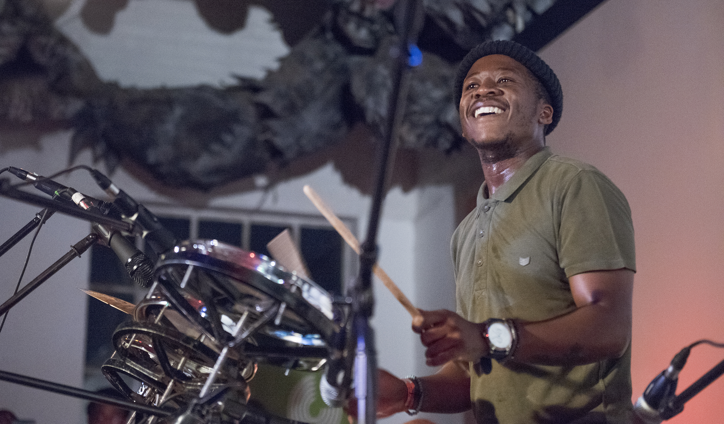 Thabo 'Smol' Mabogwane of South African house duo Black Motion. Photo: Goethe-Institut
