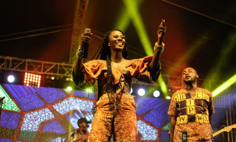 Ghanaian singer Cina Soul performing at the Music In Africa Foundation's ACCES conference in 2019. Photo: Paul Addo