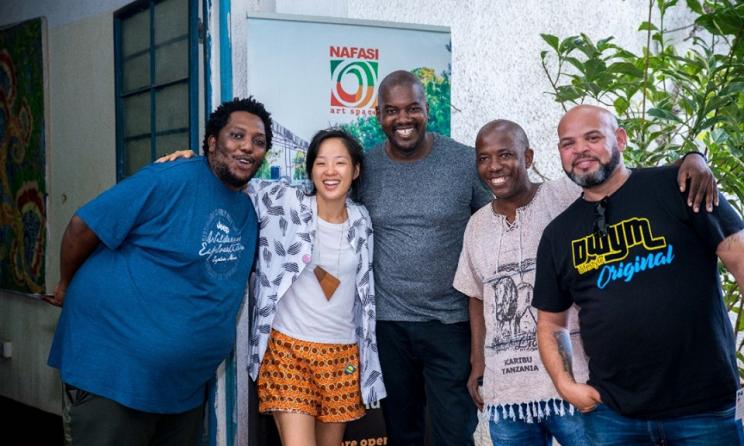 Staff members of Nafasi Art Space in Dar es Salaam.