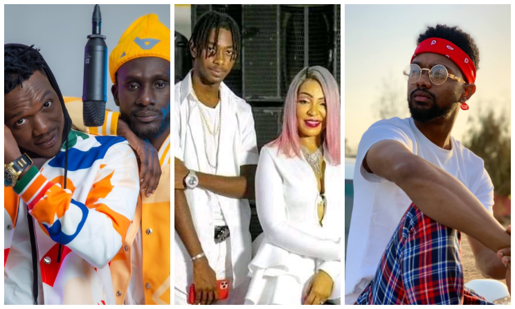 Le duo Akhlou Brick, Philip Ndour et Viviane Chidid, et Elzo Jamdong.