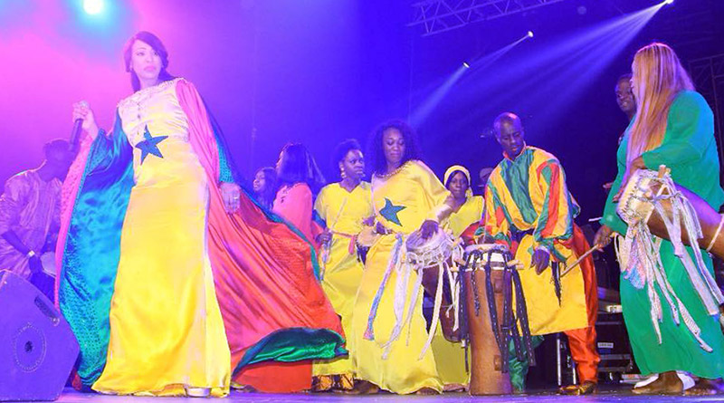 Concert de la chanteuse sénégalaise Viviane Chidid (Photo) : senemusic.sn