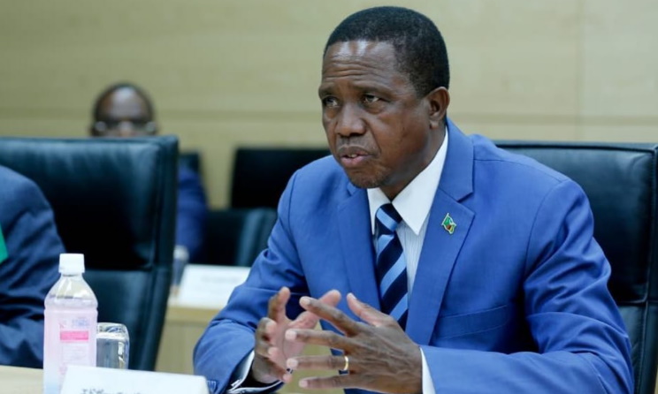 Zambian President Edgar Lungu.