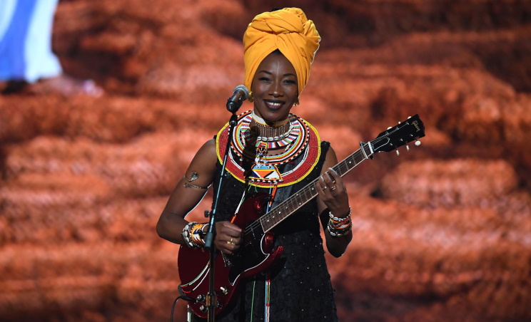 La chanteuse malienne Fatoumata Diawara.