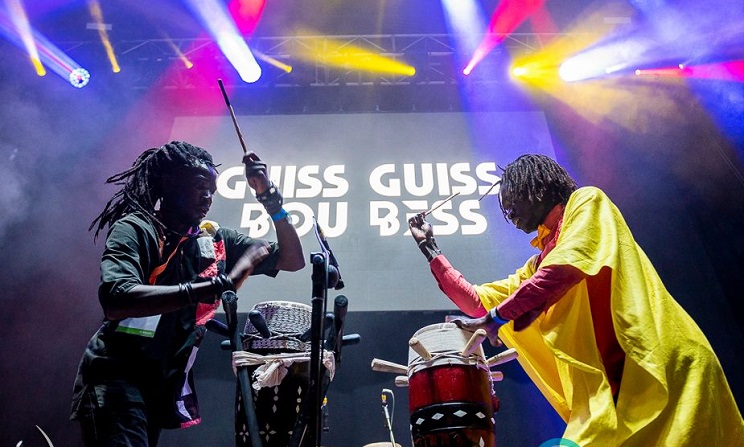La formation sénégalaise Guiss Guiss Bou Bess au WOMEX 2018 (Photo) : Yannis Psathas.