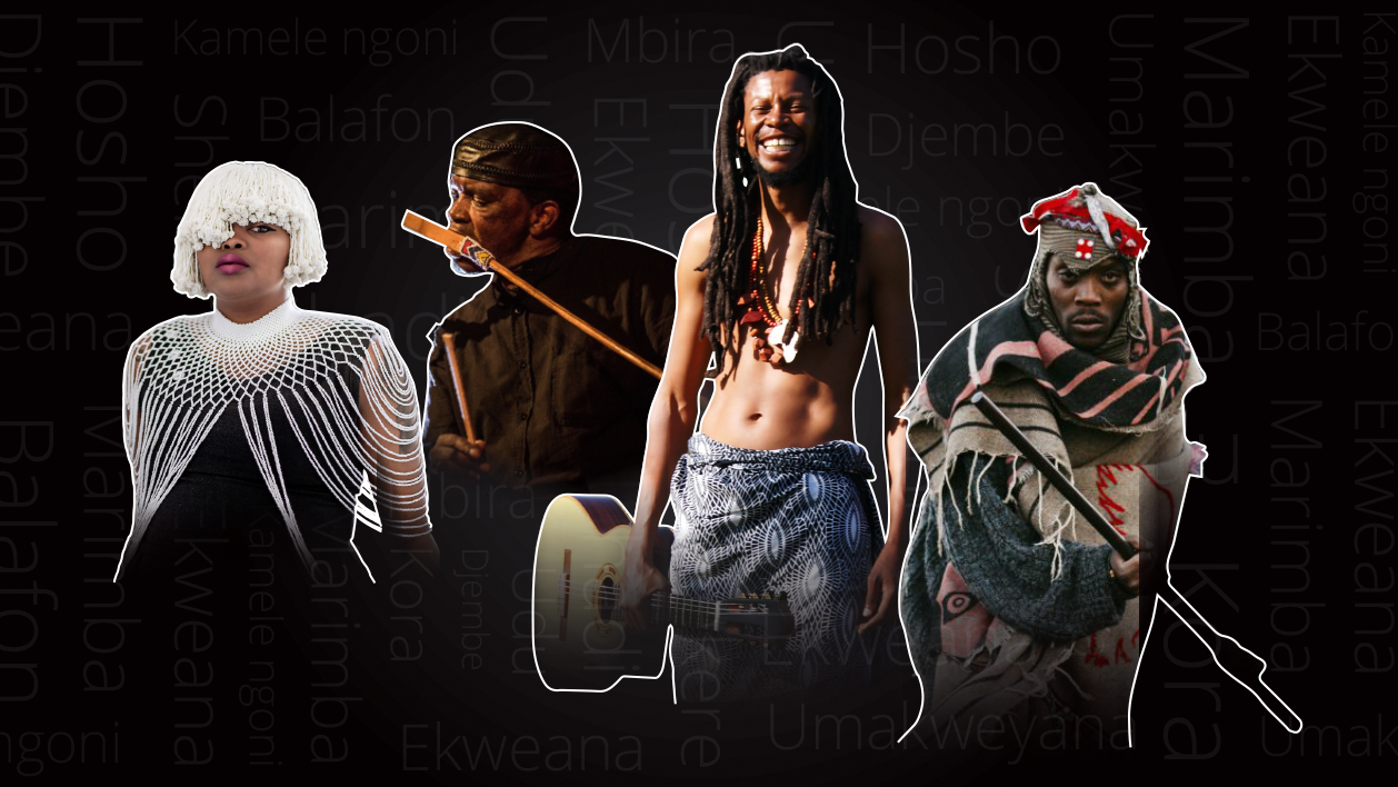 Buhlebendalo, Pops Mohamed, Sibusile Xaba and Morena Leraba.