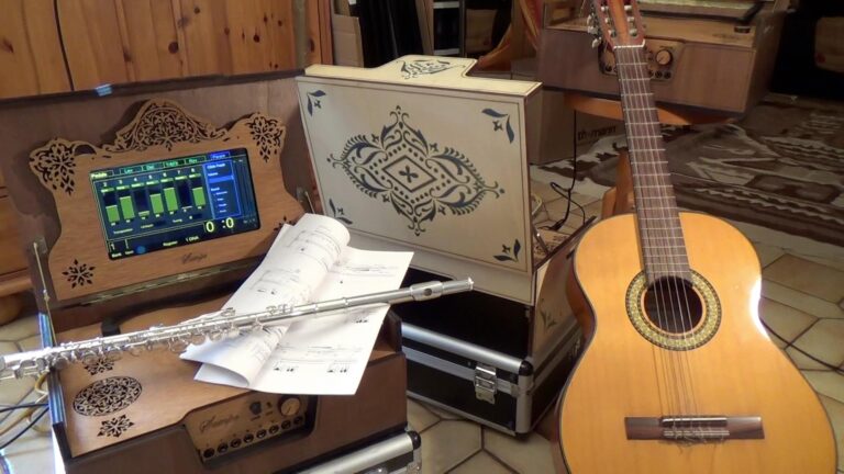 Un Sampo, une flûte et une guitare.