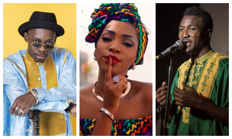 Sidiki Diabaté, Djelykaba Bintou et Sym Sam.