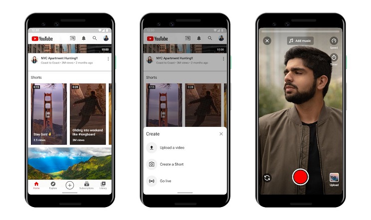 Shorts est un service de partage de vidéos courtes proposé par YouTube.