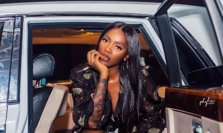 Tiwa Savage was among Thursday's protesters. Photo: Phylx Akakpo