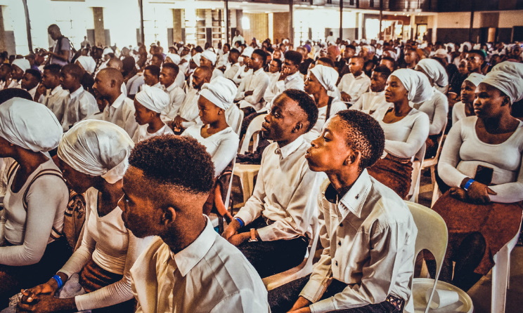 An audience at a previous Indigenous Gospel Music Festival.