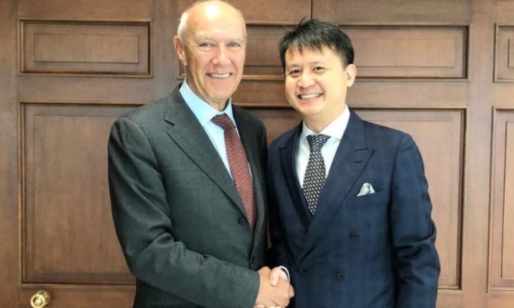 Francis Gurry and Daren Tang. Photo: Ben Edwards