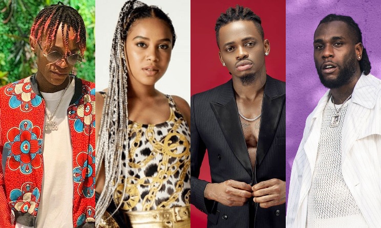 Innoss'B, Sho Madjozi, Diamond Platnumz and Burna Boy are among the nominees.