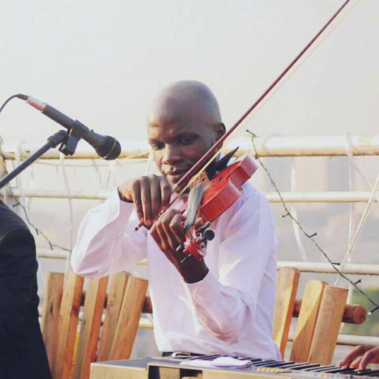 Allan Watson Waswa at an event at The Five Horsemen in Kampala