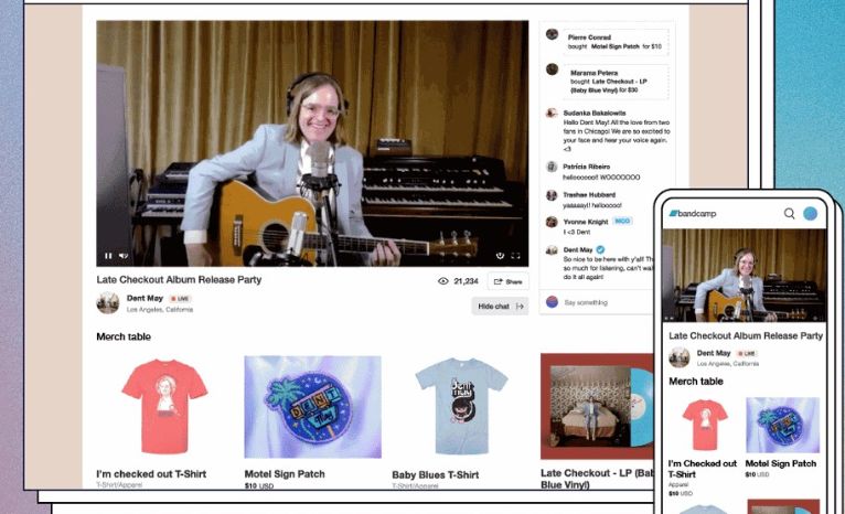 Bandcamp says it will be waiving its 10% fee for the service until 3 March 2021.