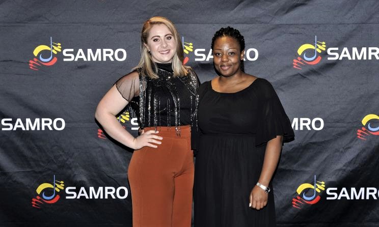 Singers Daniella Hart and Keorapetse Kolwane.