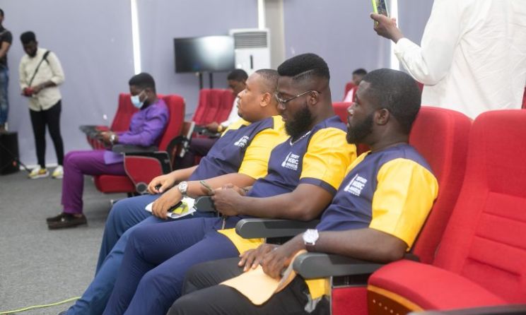 Stakeholders during the Tertiary Music Awards Ghana nomination launch in Accra on 30 October. Photo: Kuulpeeps
