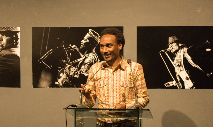 Paul Munene's exhibition featured the musicians he has photographed at the Alliance Française in Nairobi over the past 10 years. Photo: Alliance Française Nairobi