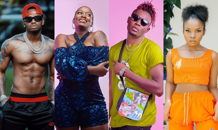 Diamond Platnumz, Winnie Nwagi, Arrow Bwoy and Zuchu made it on the list.