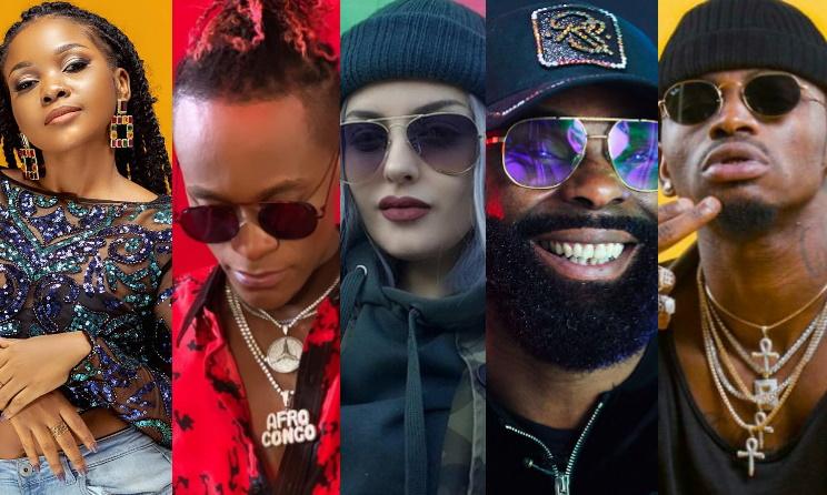Zuchu, Innoss’B, Raja Meziane, Kaaris et Diamond Platnumz.
