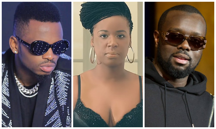 Diamond Platnumz, Charlotte Dipanda et Maître Gims.