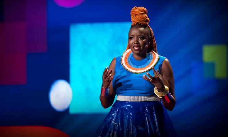 In the photo: 2019 TED fellow Muthoni Drummer Queen.