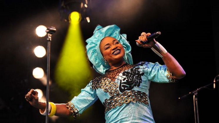 La chanteuse malienne Oumou Sangaré.