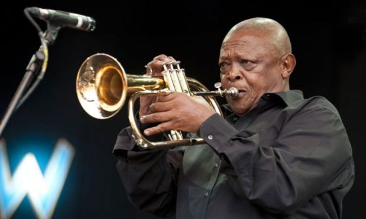 The late Hugh Masekela.