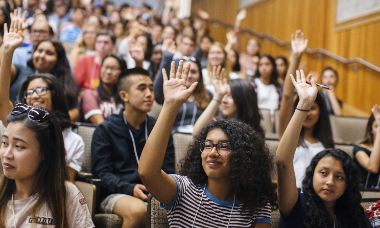 Students at the University of California, Davis. Photo: Jennifer Heller-Thomas