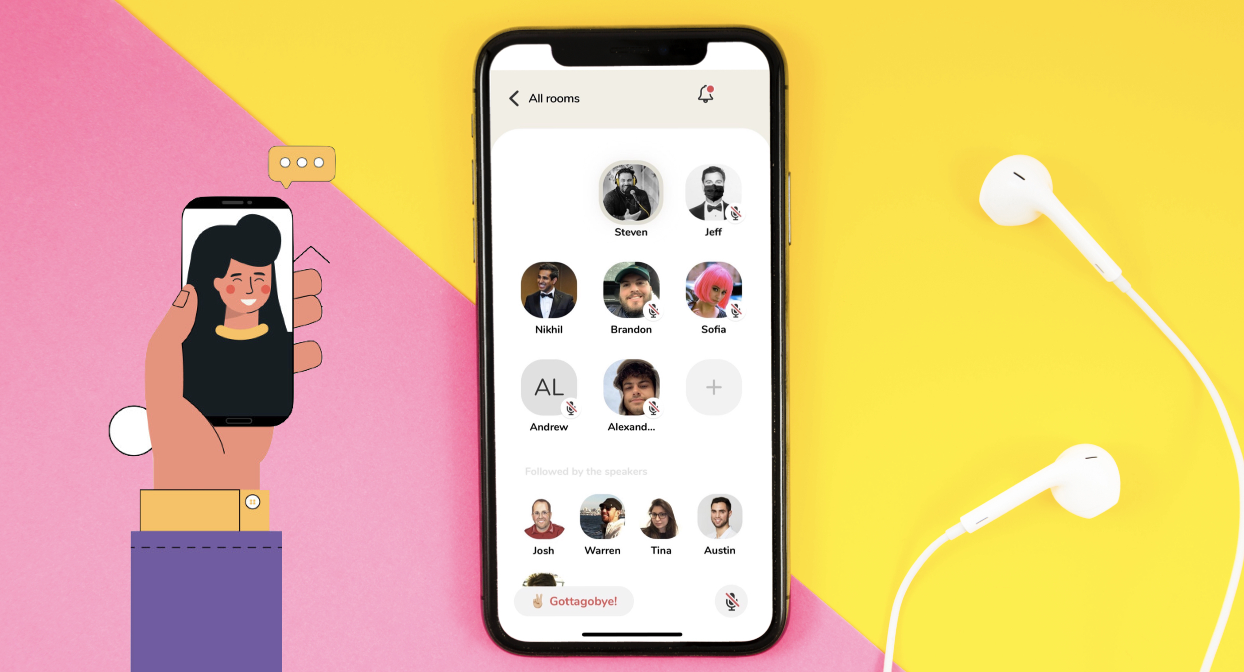 L'application Clubhouse envisage de rémunérer les créateurs (Photo) : techcrunch.com.