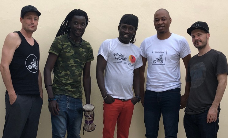 DJ Cortega, Aba Diop, Noumoucounda Cissoko et DJ Satelite.
