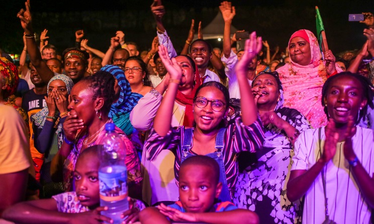 Music fans at a previous Sauti za Busara festival . Photo: SzB