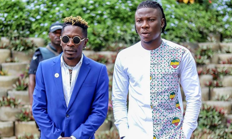 Shatta Wale and Stonebwoy. Photo: ROB Photography